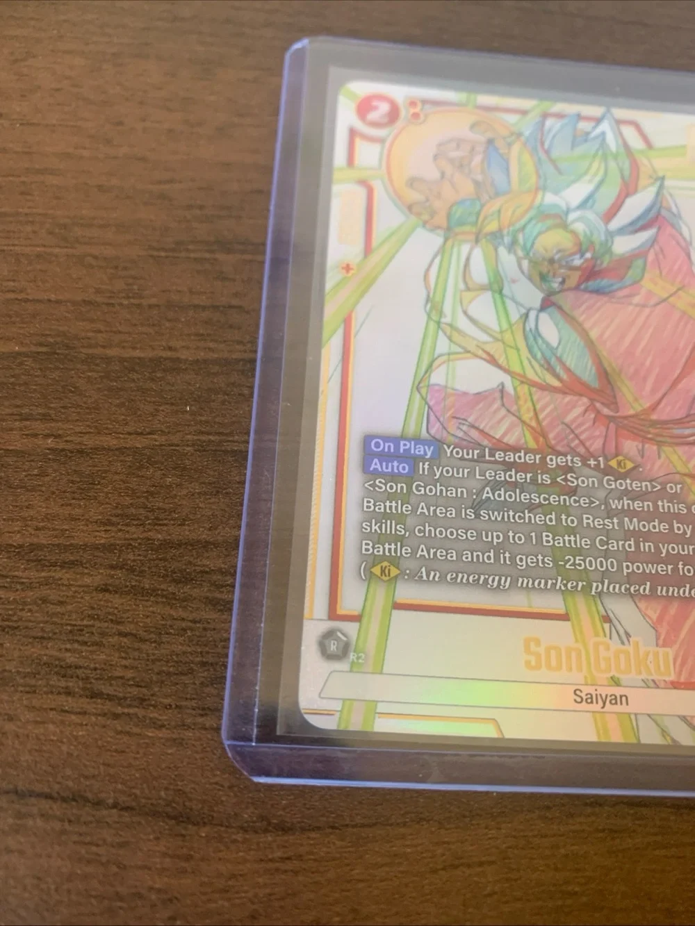 Son Goku Holographic Trading Card - Multicolor